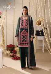 Asim Jofa Unstitched 3 Piece Formals Festive Wear Suit-AJUFC-13