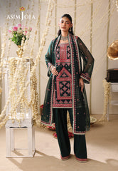 Asim Jofa Unstitched 3 Piece Formals Festive Wear Suit-AJUFC-13