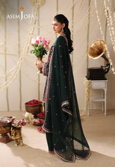 Asim Jofa Unstitched 3 Piece Formals Festive Wear Suit-AJUFC-13