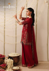 Asim Jofa Unstitched 3 Piece Formals Festive Wear Suit-AJUFC-25