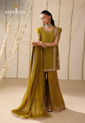 Asim Jofa Unstitched 3 Piece Formals Festive Wear Suit-AJUFC-18
