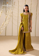 Asim Jofa Unstitched 3 Piece Formals Festive Wear Suit-AJUFC-18