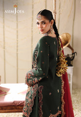 Asim Jofa Unstitched 3 Piece Formals Festive Wear Suit-AJUFC-08