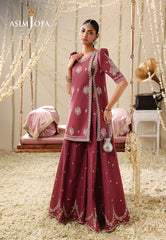 Asim Jofa Unstitched 3 Piece Formals Festive Wear Suit-AJUFC-10