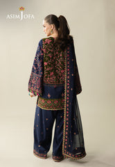 Makhmal By Asim Jofa Unstitched 4 Piece Emb Velvet Collection'2025-AJULM-04