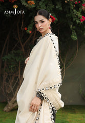 Asim Jofa Unstitched 3 Piece Formals Chikankari Suit-AJULC-01