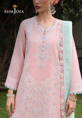 Asim Jofa Unstitched 3 Piece Formals Chikankari Suit-AJULC-06