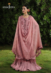 Asim Jofa Unstitched 3 Piece Formals Chikankari Suit-AJULC-03