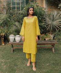 Rozmara By Kross Kulture Stitched 2PC - Khaddar Solid Suit Collection'2025-0001208-XSM-AGR