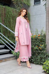 Panache Apparel-Stitched Summer Suit-Rosewood