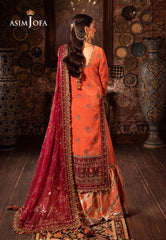 Asim Jofa Makhmal - Wedding Velvet Ajmm-01 Embroidered Velvet 3 Pcs