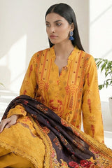 Isla By Dor Stitched 3 Piece Emb Lawn Collection'2026-S26-VI-05