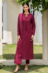 Zarif Unstitched 3 Piece Emb Lawn Summer Suit-ZF-05-Freya