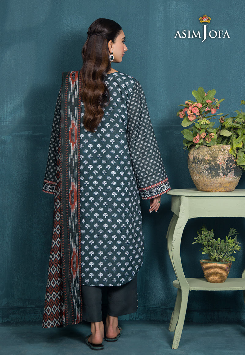 Asim Jofa Gul Rung Pret Collection Ajgr-11 Printed Swiss Lawn 3 Pcs