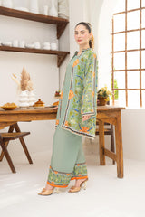 Panache Apparel-Stitched Summer Suit-Ocean Mist