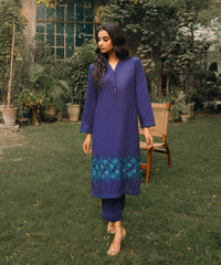 Rozmara By Kross Kulture Stitched 2PC - Khaddar Solid Suit Collection'2025-0001207-XSM-NAV