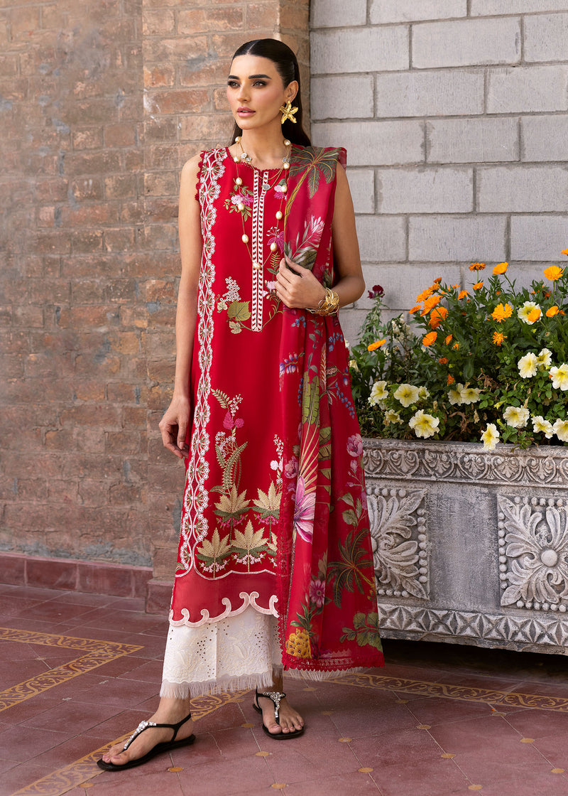Bloom By Saira Shakira Unstitched 3 Piece Luxury Lawn Collection'2025-06-A-Sauvage
