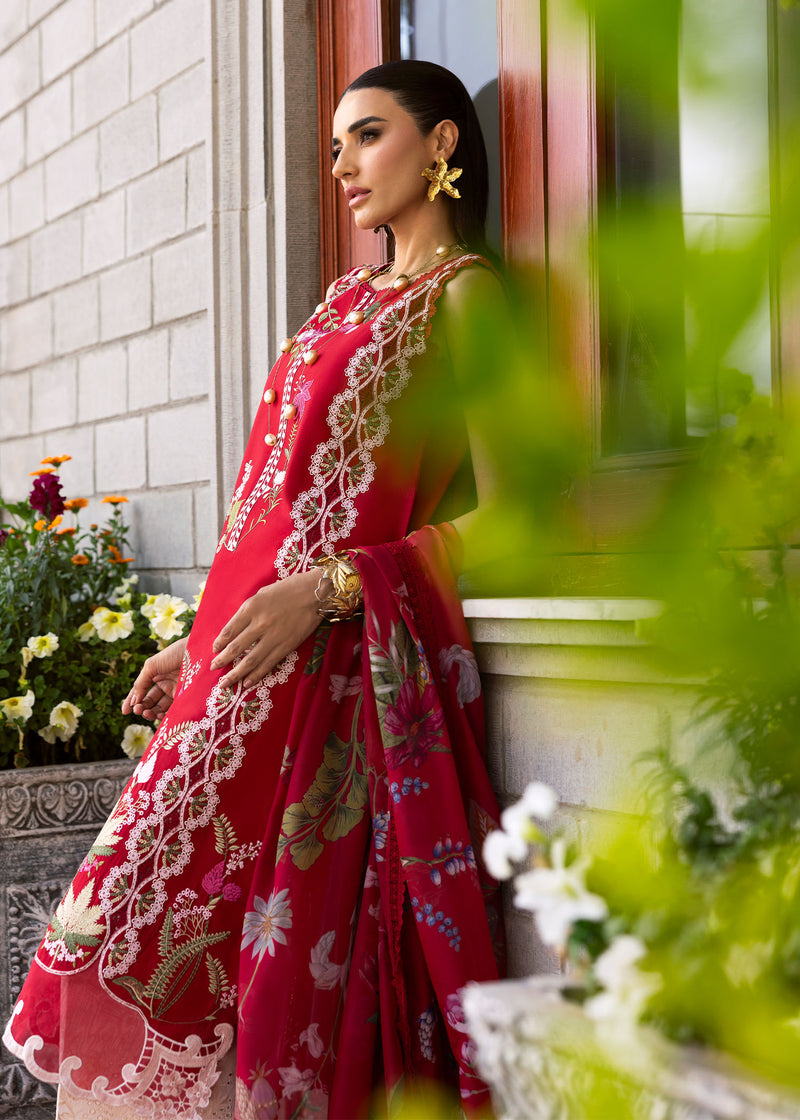 Bloom By Saira Shakira Unstitched 3 Piece Luxury Lawn Collection'2025-06-A-Sauvage