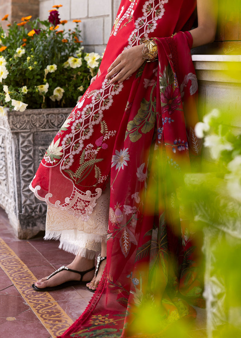 Bloom By Saira Shakira Unstitched 3 Piece Luxury Lawn Collection'2025-06-A-Sauvage