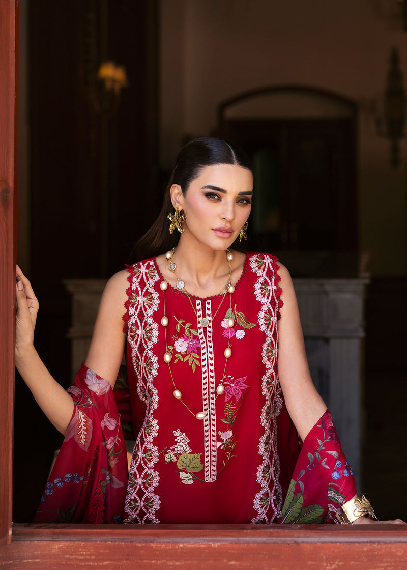 Bloom By Saira Shakira Unstitched 3 Piece Luxury Lawn Collection'2025-06-A-Sauvage