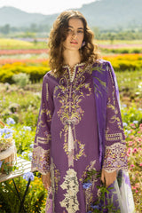 The Secret Garden Hemline By Mushq Unstitched 3 Piece Summer Collection'2025-06-B-Celestial Bloom