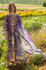 The Secret Garden Hemline By Mushq Unstitched 3 Piece Summer Collection'2025-06-B-Celestial Bloom