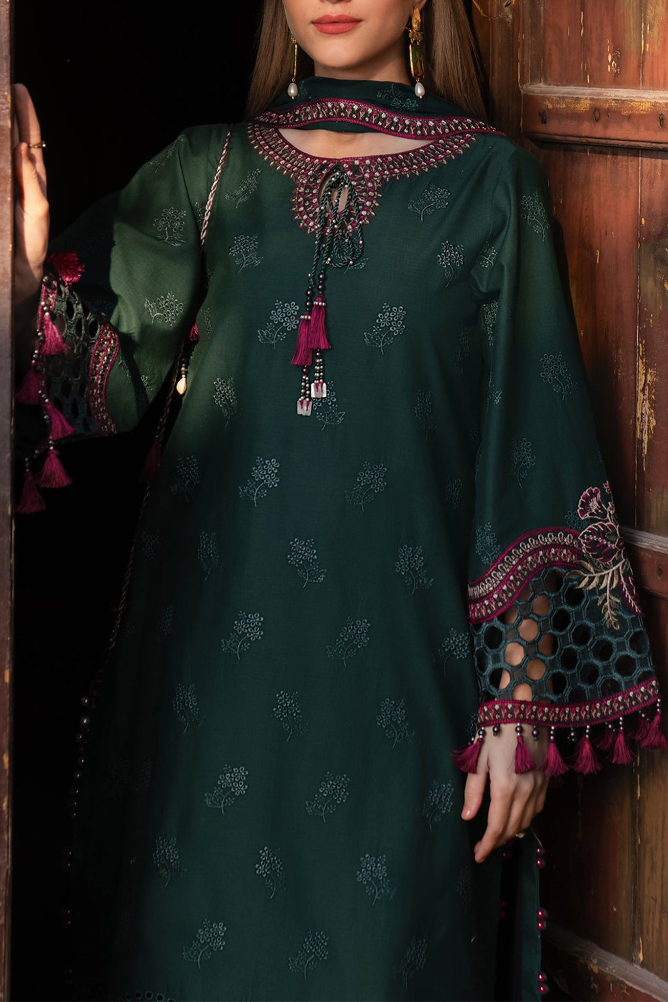 Rawayat By Alizeh Unstitched 3 Piece Luxury Emb Lawn Collection'2024-06-Nafisa