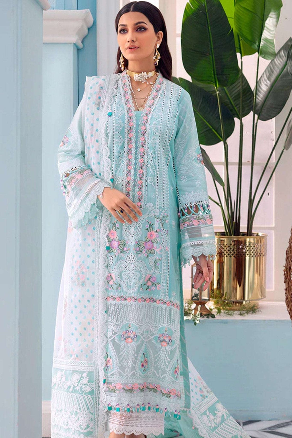 Afsana by Anaya Unstitched 3 Piece Luxury Eid Festive Lawn Collection'2022-AL22-06