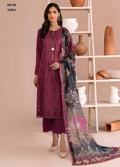 Zarif Unstitcehd 3 Piece Embroidered Eid Lawn Collection'2023-ZEL-06-Carla