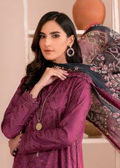 Zarif Unstitcehd 3 Piece Embroidered Eid Lawn Collection'2023-ZEL-06-Carla