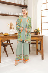 Panache Apparel-Stitched Summer Suit-Ocean Mist