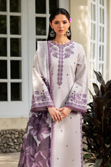 Zarif Unstitched 3 Piece Emb Lawn Summer Suit-ZF-06-Gianna