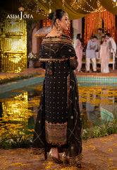 Asim Jofa Dastaan Ajda-02 Embroidered Chiffon 3 Pcs