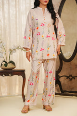 Hazel By Aizal Stitched Co Ords Slub Linen Winter Vol-02 Collection'2025-AHZL-06-Skin