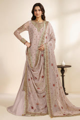 Meraki By Zarif Unstitched 3 Piece Luxury Formals Chiffon Edit Suit-ZR-MEK-06-SAMA