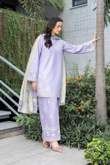 Panache Apparel-Stitched Summer Suit-Solene