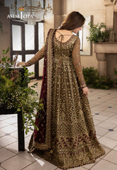 Asim Jofa Khwab-e-Naubahar Ajnb-11 Embroidered Chiffon 3 Pcs