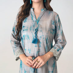 Ahlam By Safa Textile Dye&Dye Kurta With Trouser