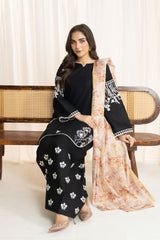 Panache Apparel-Stitched Summer Suit-Moonlight Glow