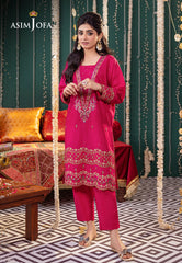 Asim Jofa Tara Sitara Ajtm-03 - 2 Pcs Embroidered Raw Silk 2 Pcs