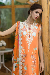 The Secret Garden Hemline By Mushq Unstitched 3 Piece Summer Collection'2025-07-B-Silent Petals