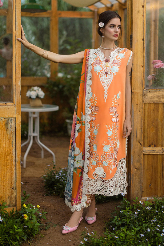 The Secret Garden Hemline By Mushq Unstitched 3 Piece Summer Collection'2025-07-B-Silent Petals