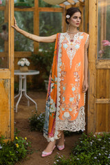 The Secret Garden Hemline By Mushq Unstitched 3 Piece Summer Collection'2025-07-B-Silent Petals