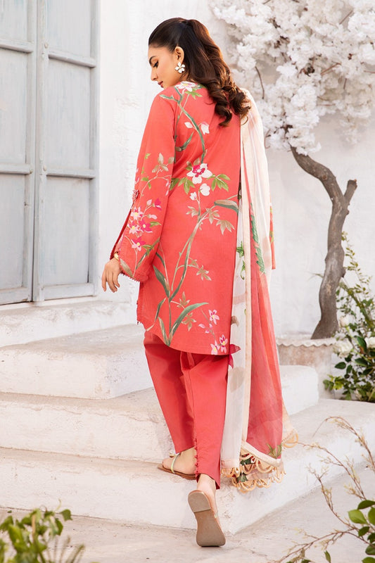 M.Basics By Maria B Unstitched 3 Piece Lawn Vol-01 Collection-07-B