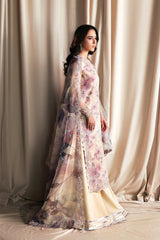 Siraya by Zarif Unstitched 3 Piece Printed Formals Suit-Zr-Sya-07-Gajra