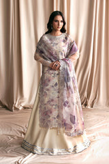 Siraya by Zarif Unstitched 3 Piece Printed Formals Suit-Zr-Sya-07-Gajra