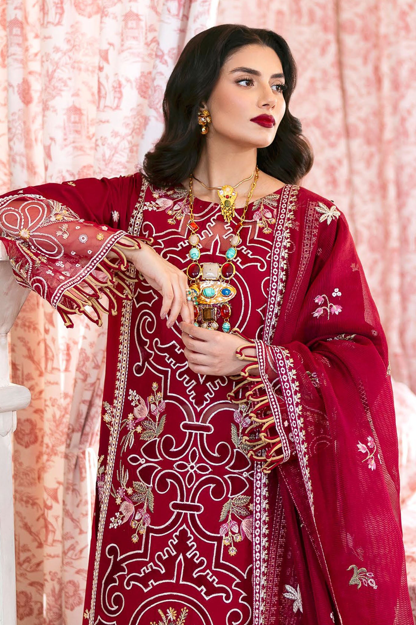 Sophie By Mahnur Unstitched 3 Piece Luxury Lawn Collection'2025-07-Ginny