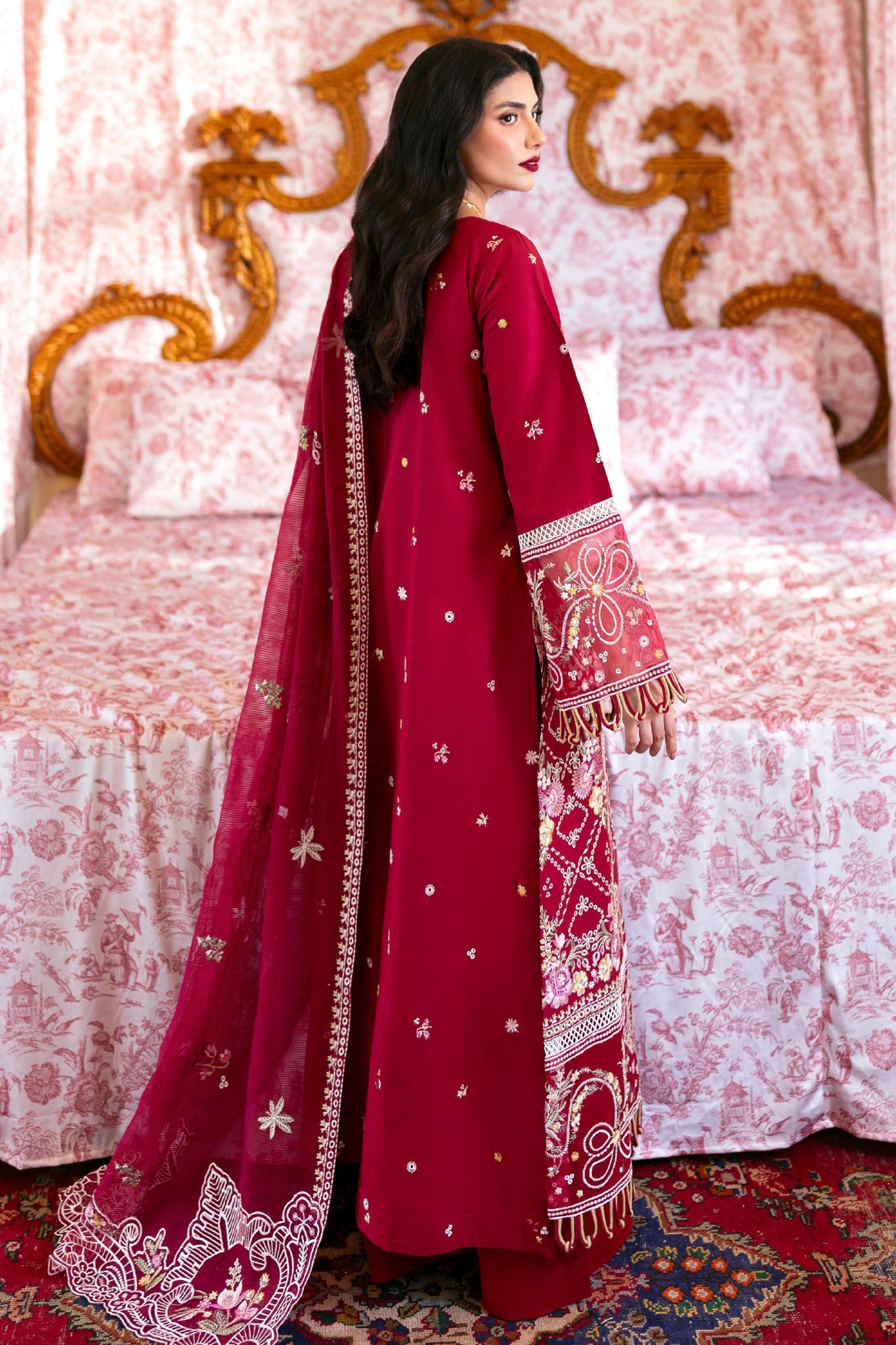 Sophie By Mahnur Unstitched 3 Piece Luxury Lawn Collection'2025-07-Ginny
