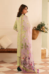 Festive Edit By Sahar Unstitched 3 Piece Emb Lawn Collection-07-Lavender Meadow