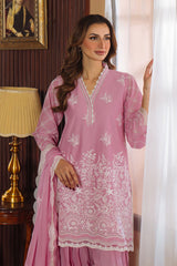 Festive Edit By Sahar Unstitched 3 Piece Chikankari Lawn Collection-07-Mulberry Muse